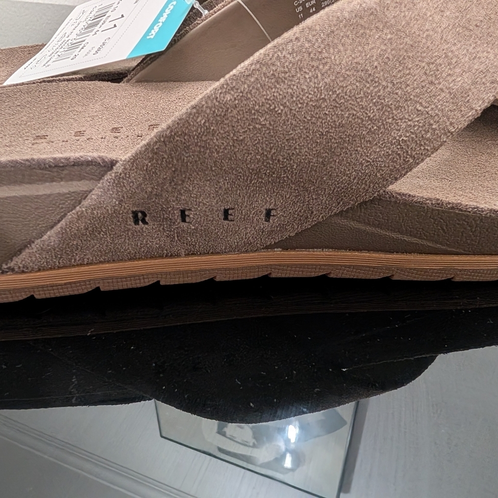 Reef Ojai Suede Sandals Flip Flops 11 - Picture 7 of 8